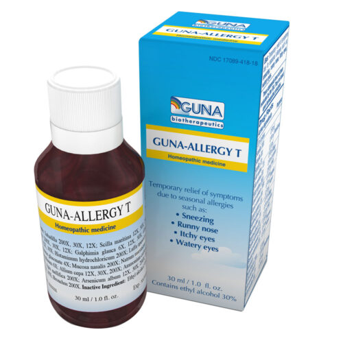 GUNA Allergy T Homeopathic Medicine for sneezing, runny nose and itchy and watery eyes