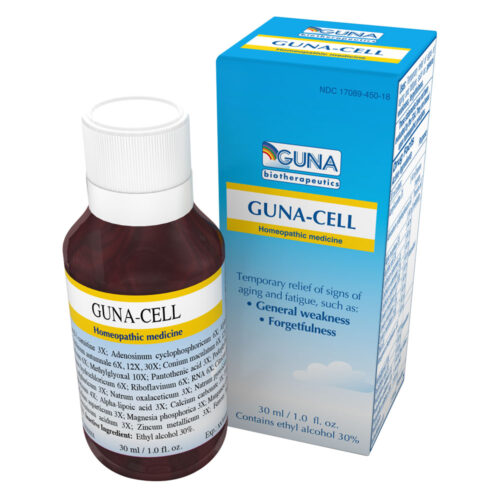 GUNA Cell Homeopathic Medicine for general weakness and forgetfulness