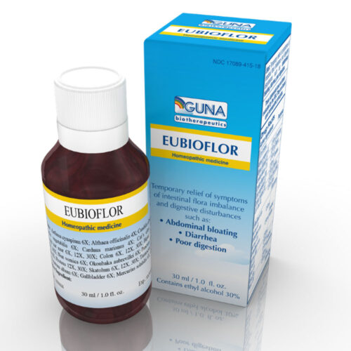 GUNA Eubioflor - Medicamento homeopático para distensión abdominal, diarrea y mala digestión