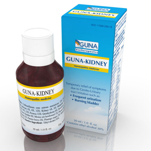 GUNA Kidney Homeopathic Medicine for frequent urination and burning bladder