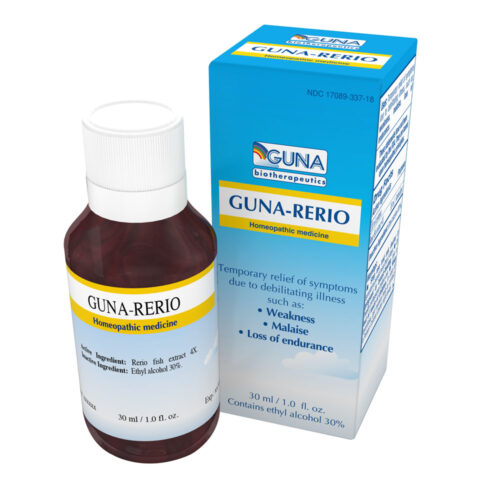GUNA Rerio Homeopathic Medicine for Weakness, Malaise, and loss of endurance