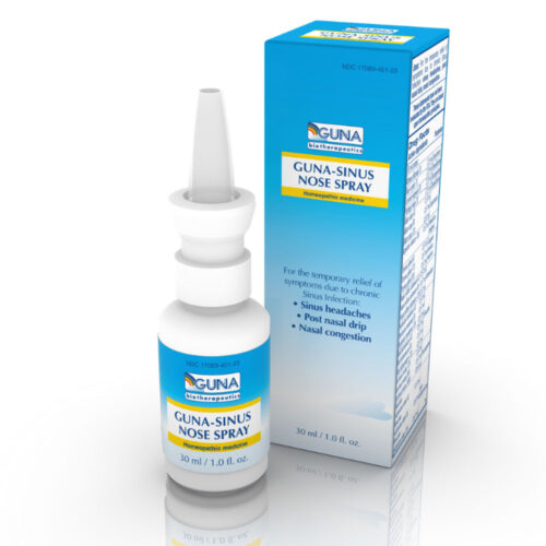 GUNA Sinus Nose Spray - Homeopathic medicine for sinus headaches, post nasal drip, and nasal congestion