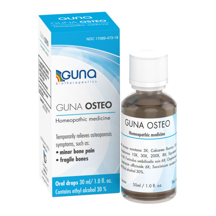 GUNA Osteo - Homeopathic medicine for minor bone pain and fragile bones