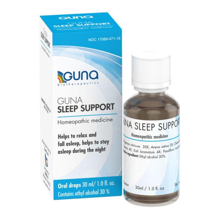 GUNA Sleep Support - Medicamento homeopático para ayudar a conciliar el sueño