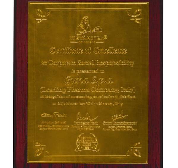 Visvamitra International Award 2019